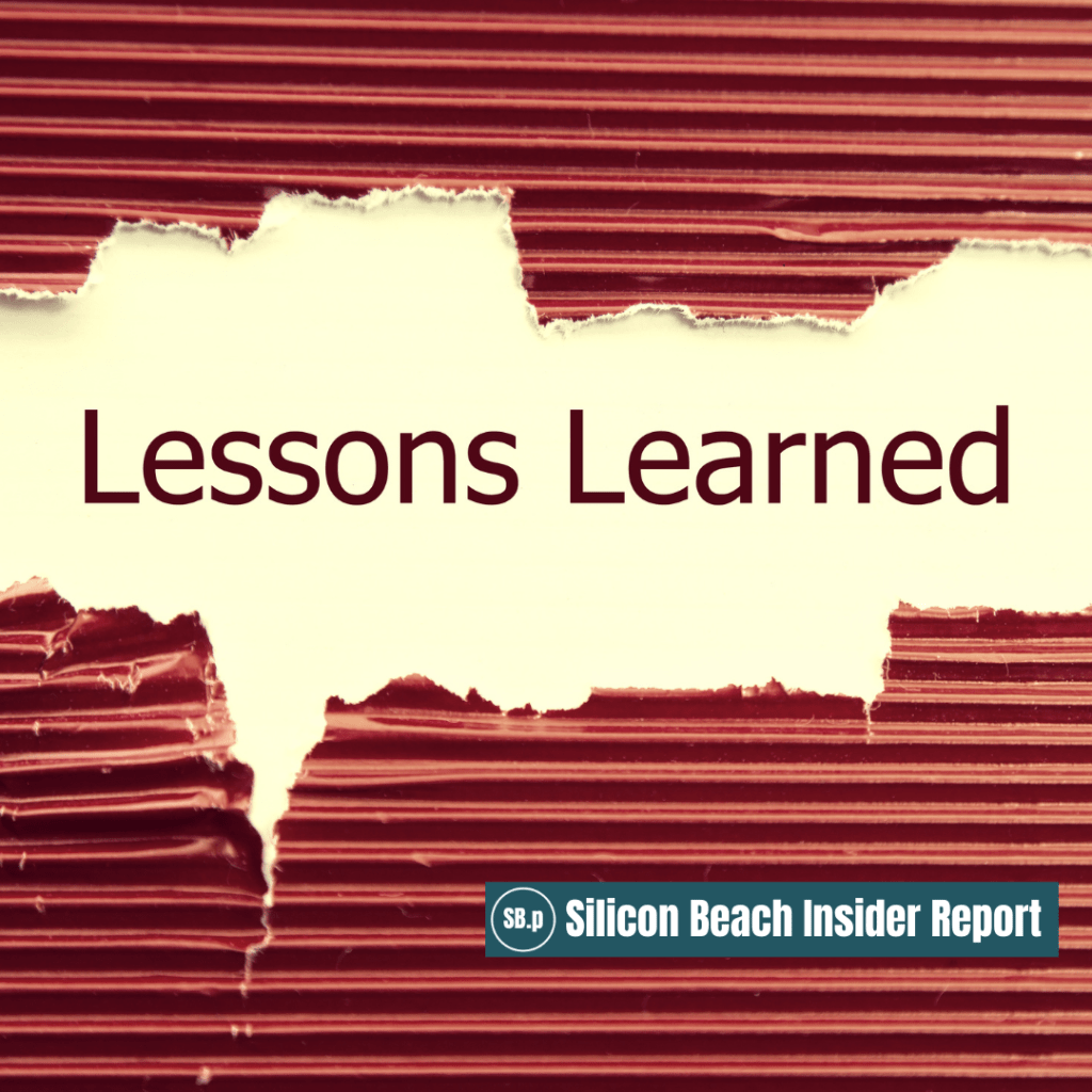 2020 Real Estate - Biggest Lessons